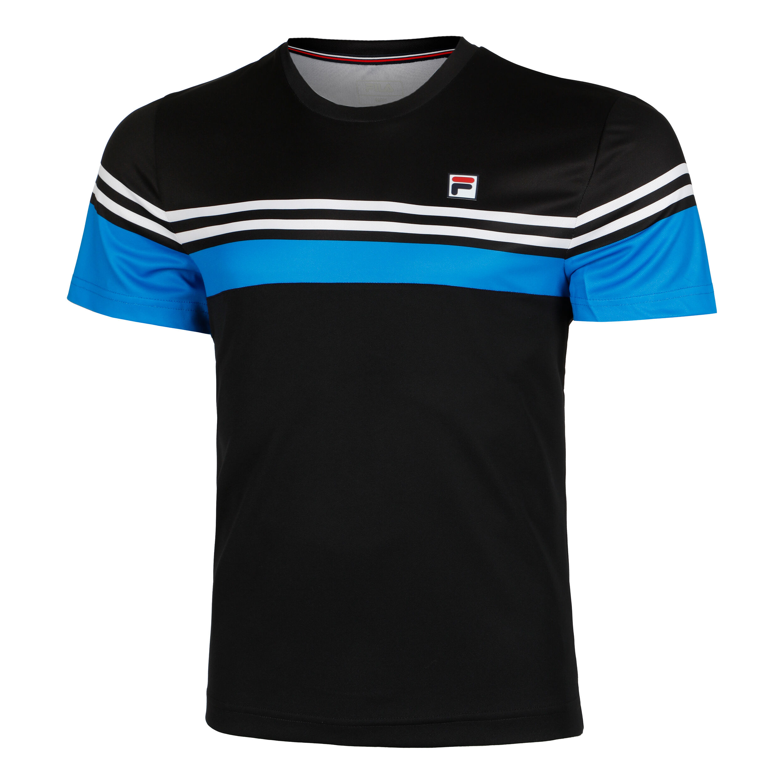 Malte T-Shirt Herren - Schwarz, Blau