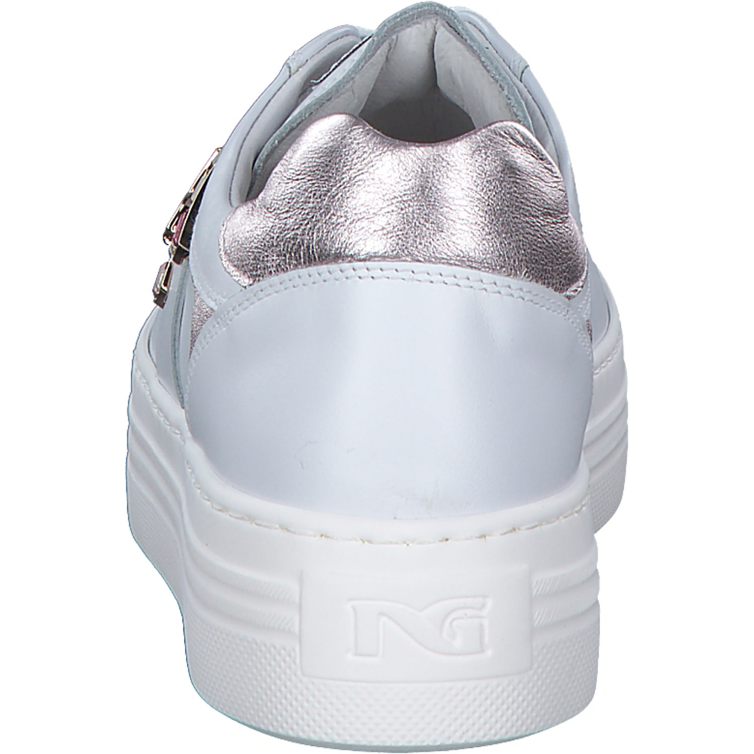 NeroGiardini E409967D, Schnürschuhe, Damen, Weiß