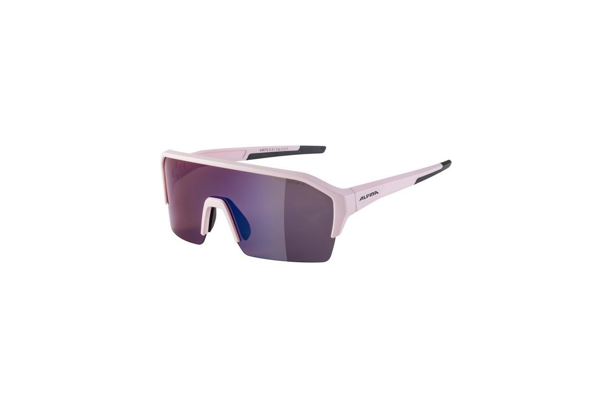 Alpina Ram HR Q-Lite light-rose matt / blue mirror lens