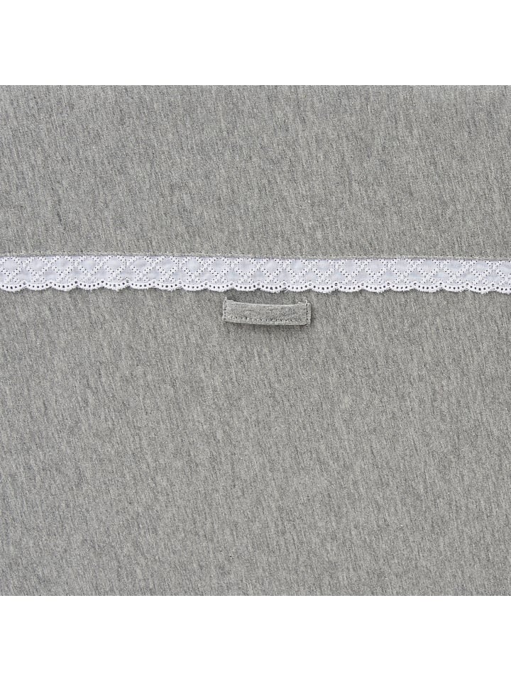 nordic coast company  Nestchen in Grau Spitze (L) 180 cm, (B) 35 cm  günstig kaufen onesize