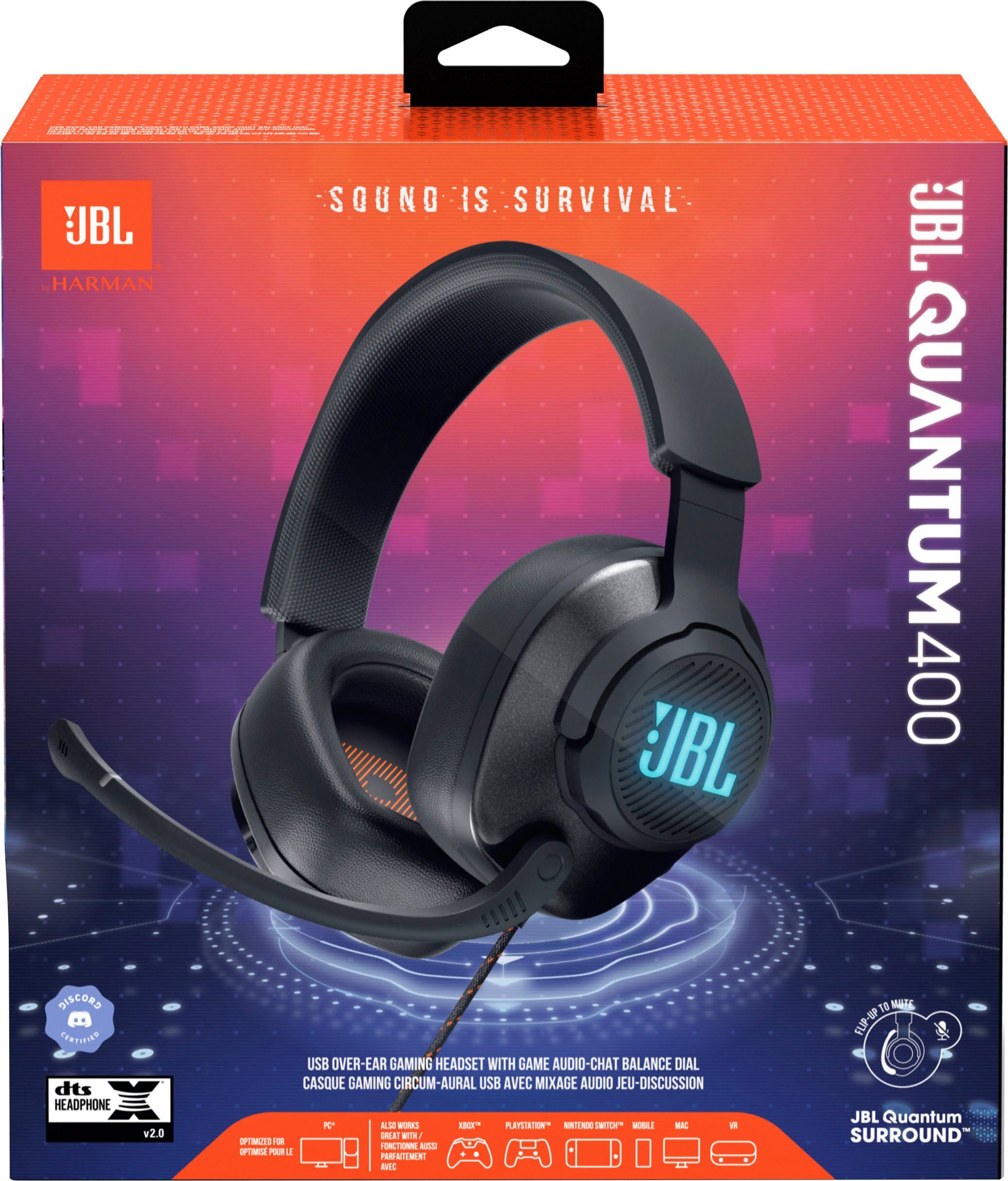 JBL QUANTUM 400 Gaming-Headset