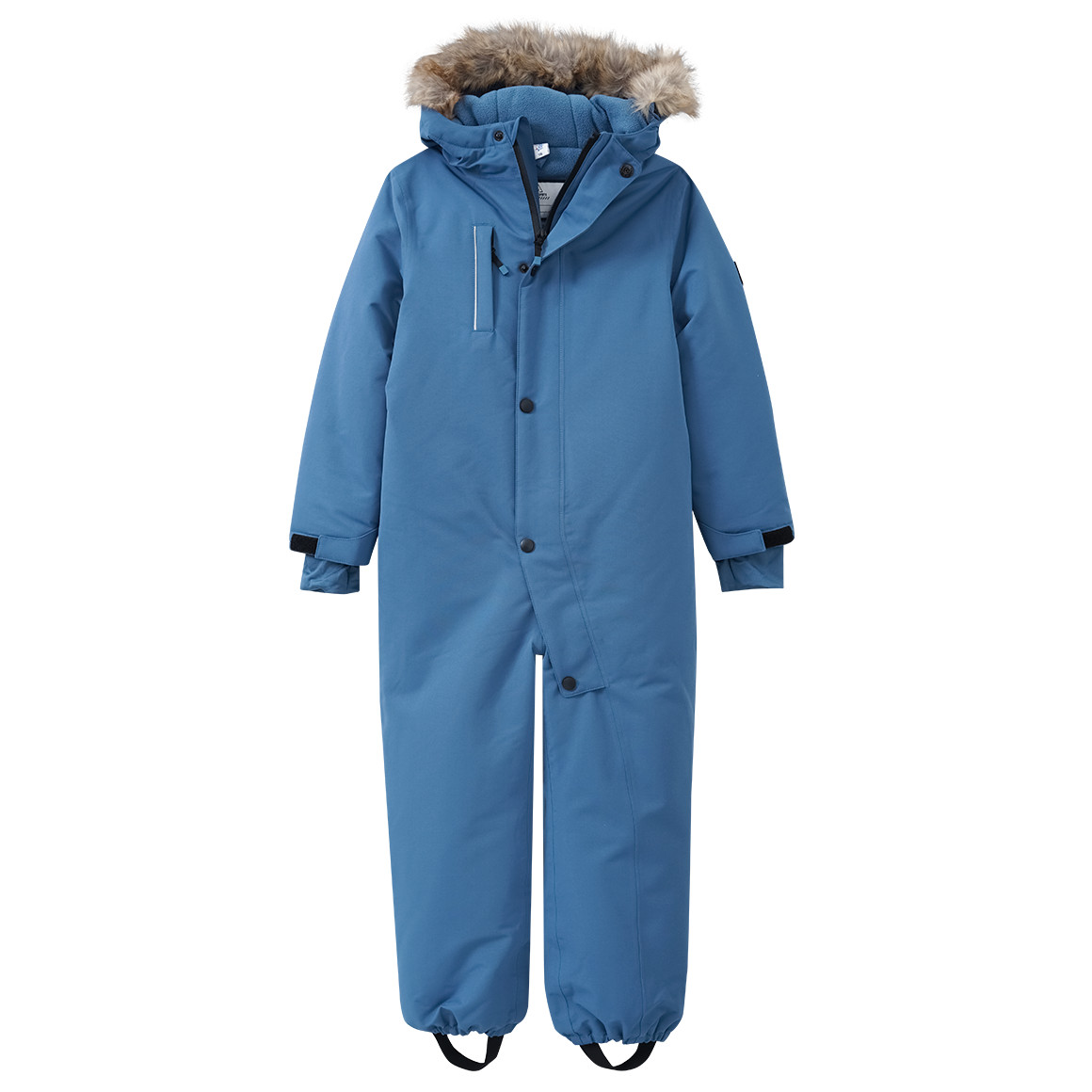 Kinder Schneeoverall mit Fellimitat