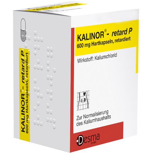 KALINOR retard P 600 mg Hartkapseln  100 St  Hartkapseln