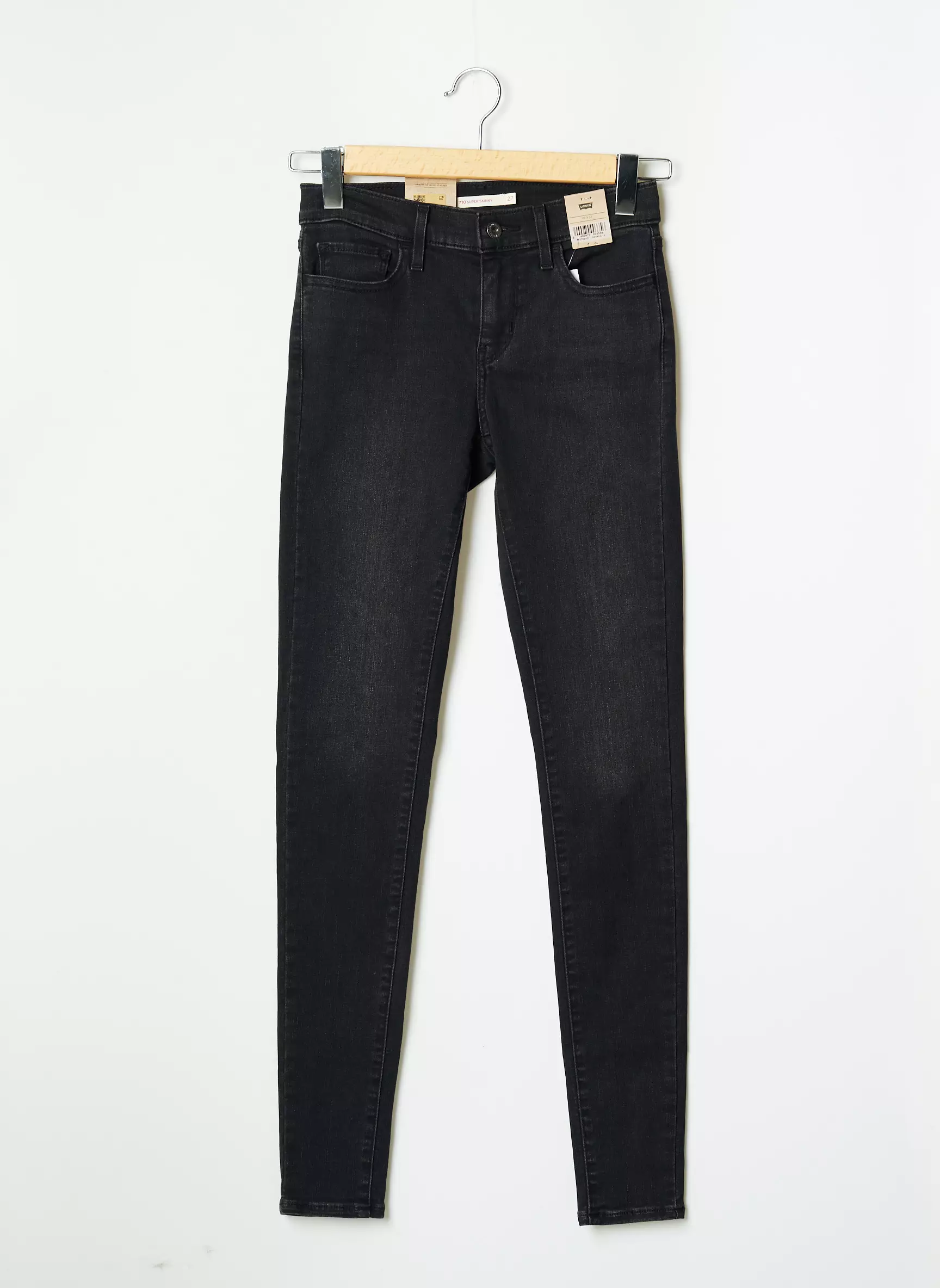 Levis Jeans Skinny Femme couleur noir