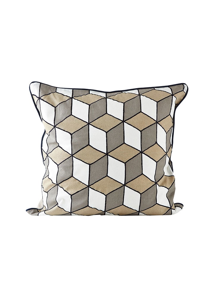 Villa Collection Kissen in Grau/ Beige/ Weiß - (L)50 x (B)50 cm günstig kaufen onesize