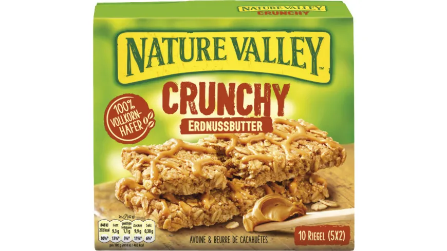 Nature Valley Crunchy Erdnussbutter Riegel 210 g