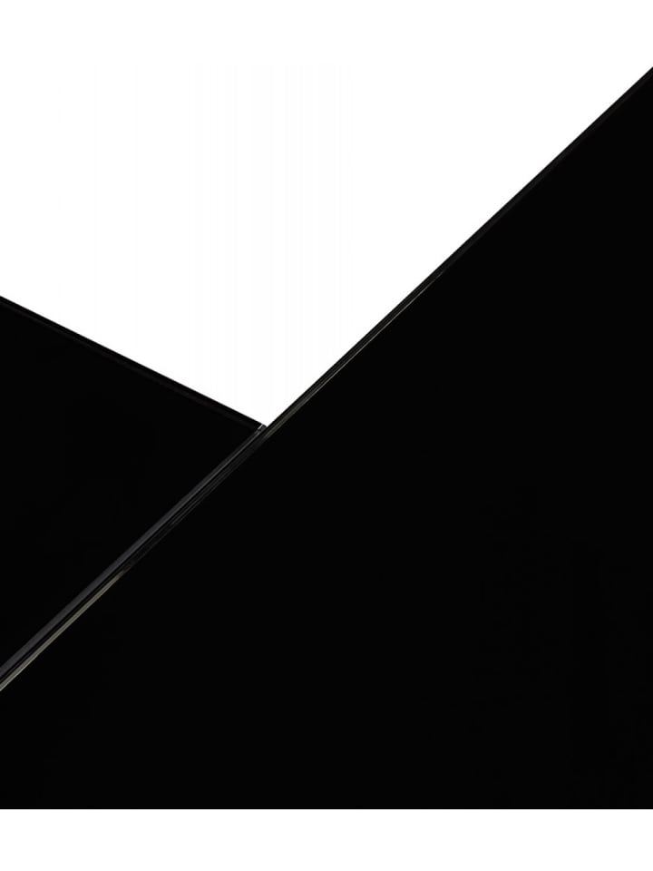 KADIMA DESIGN Eckschreibtisch Schwarz Metall Glas | Modernes Design in Schwarz günstig kaufen