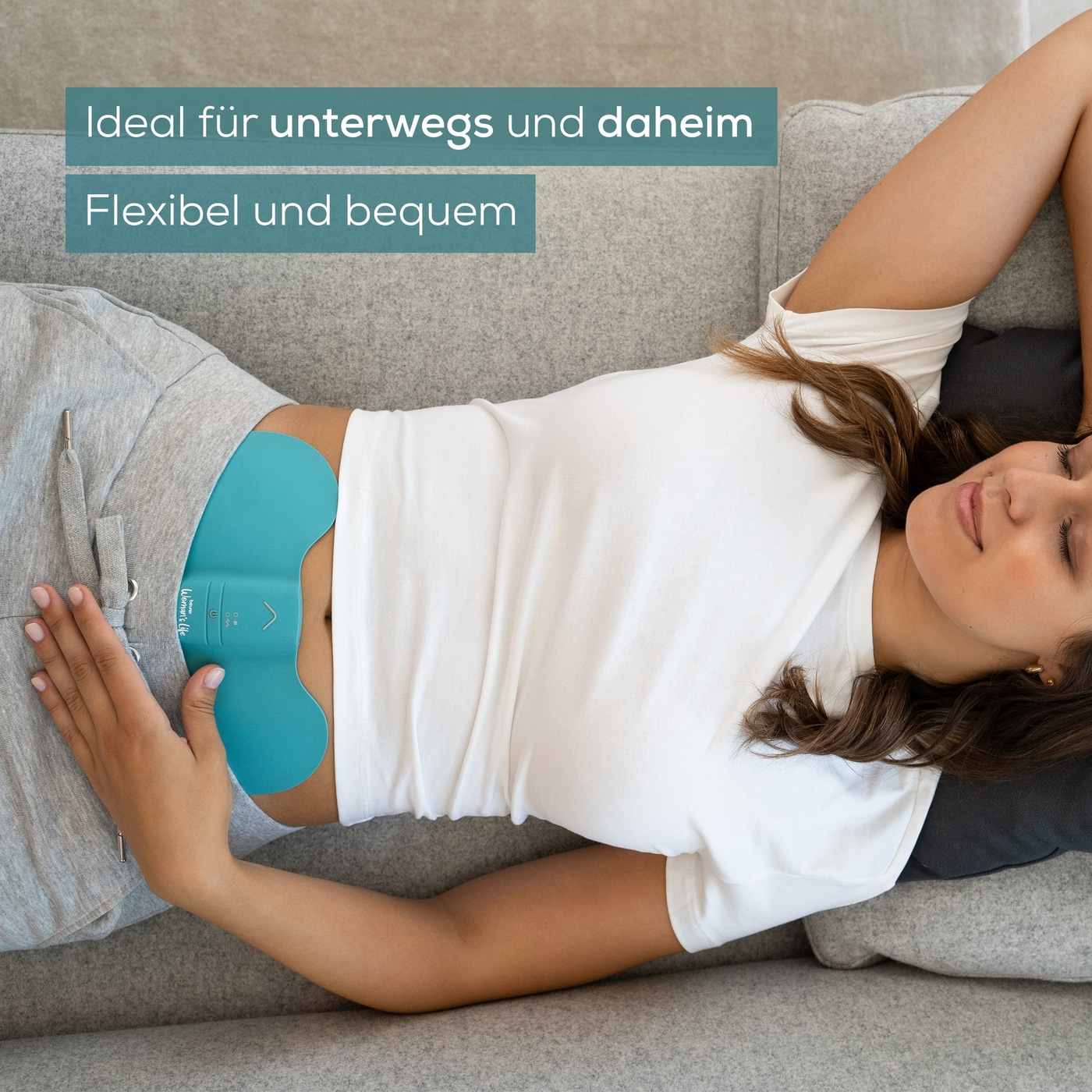 Beurer EM 55 Menstrual Relax+-Menstrual Relax+ zur Linderung von Menstruationsschmerzen mit TENS und Wärme