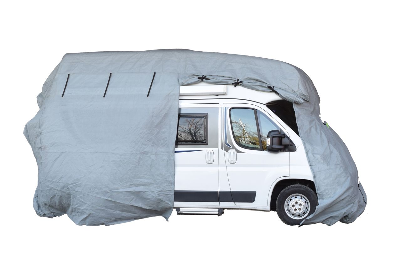 Green Yard GreenYard® Wohnmobil Schutzhülle Größe XL 870 x 235 x 275 cm Abdeckplane Campingmobil