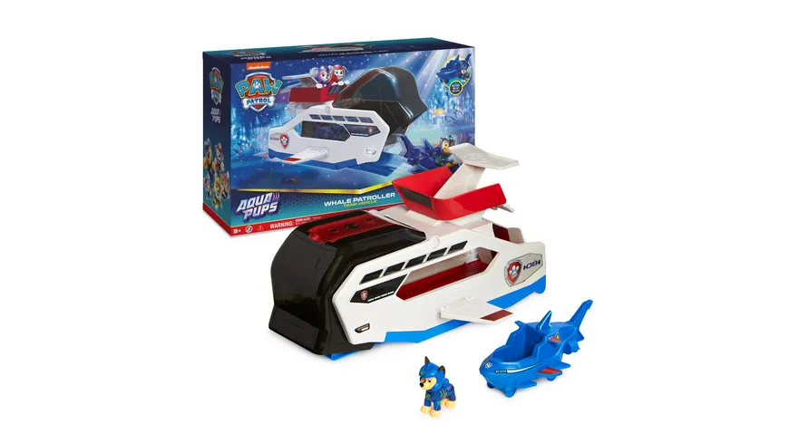 Spin Master - PAW Patrol, Aqua Pups – Whale Patroller