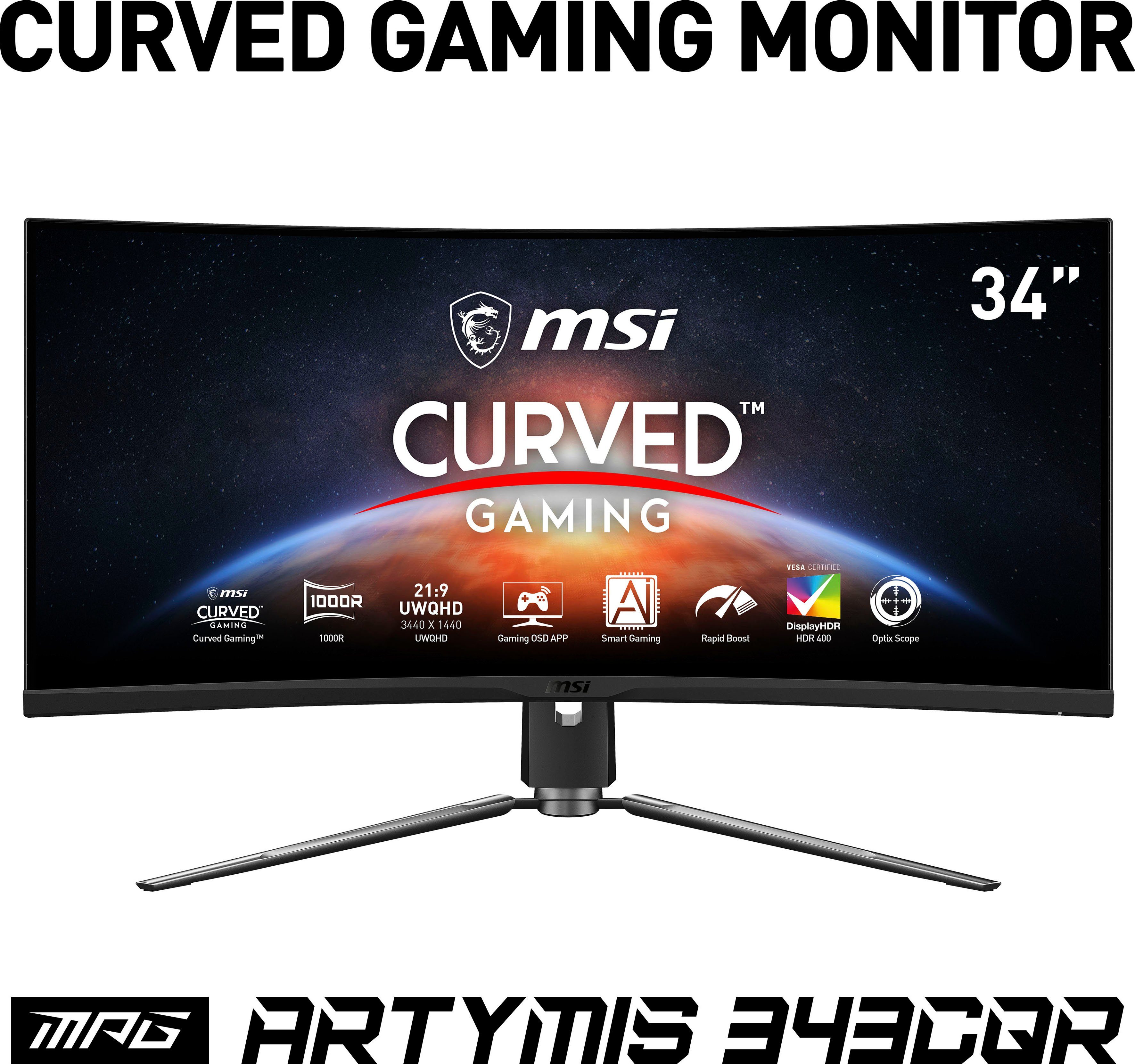 MSI MPG Artymis 343CQR Curved-Gaming-LED-Monitor (86 cm/34 
