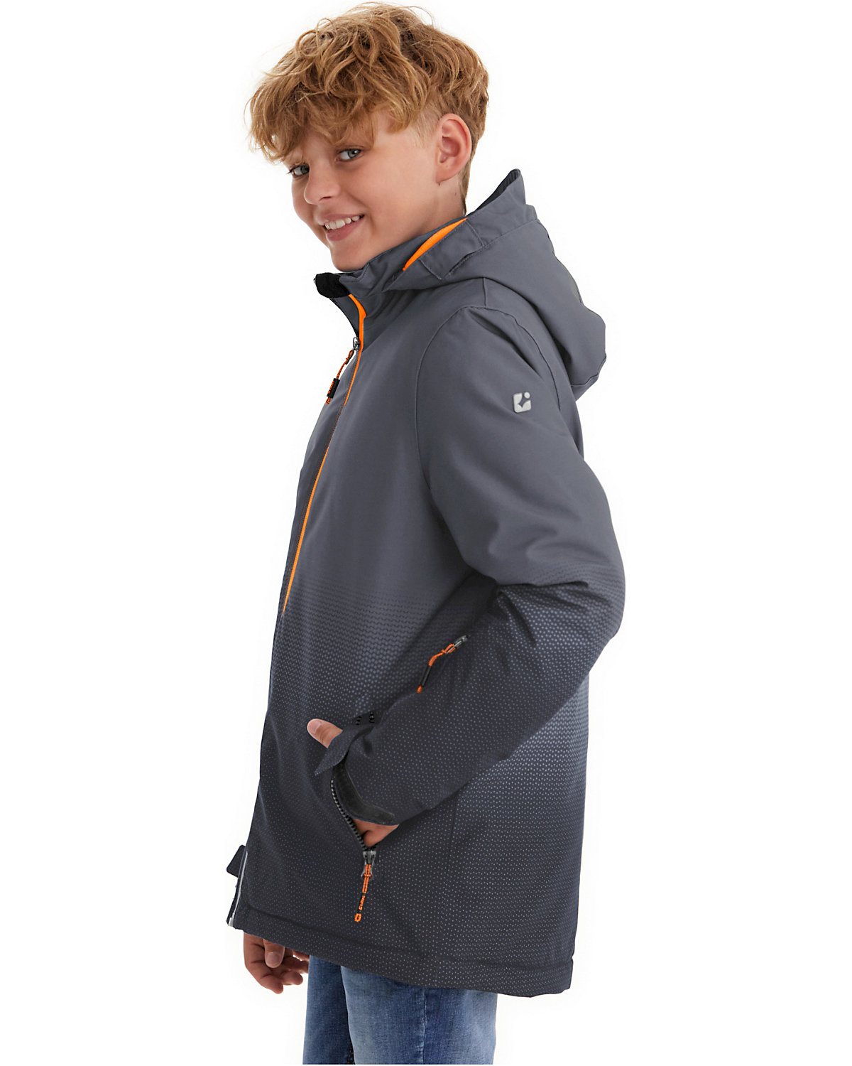 Winterjacke LYNGE BYS JCKT E mit Kapuze für Jungen