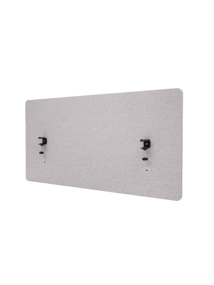 MCW Akustik-Tischtrennwand G75, 60x120cm grau günstig kaufen onesize