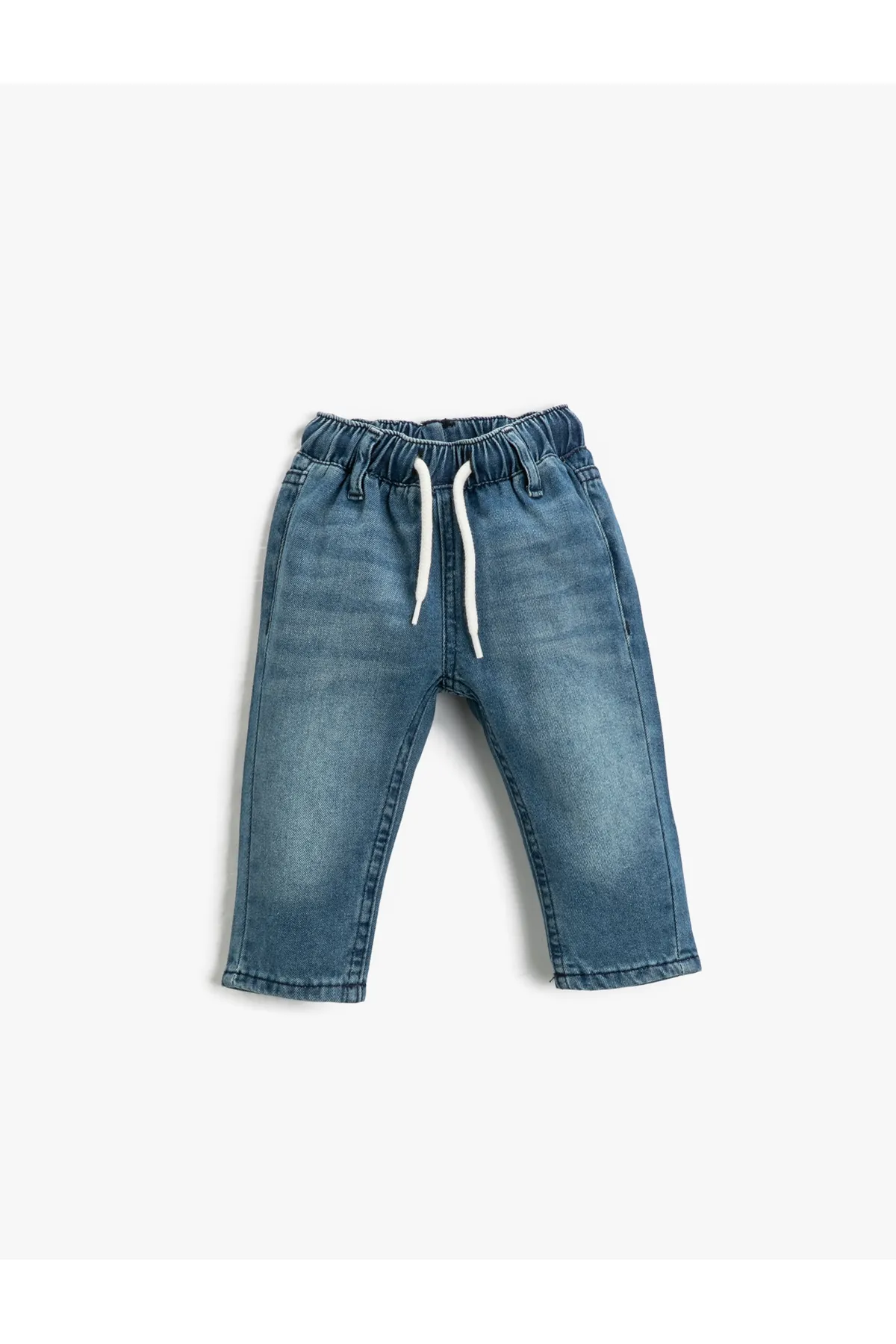 Koton  Jeanshose, elastische Taille, Tasche, Baumwolle