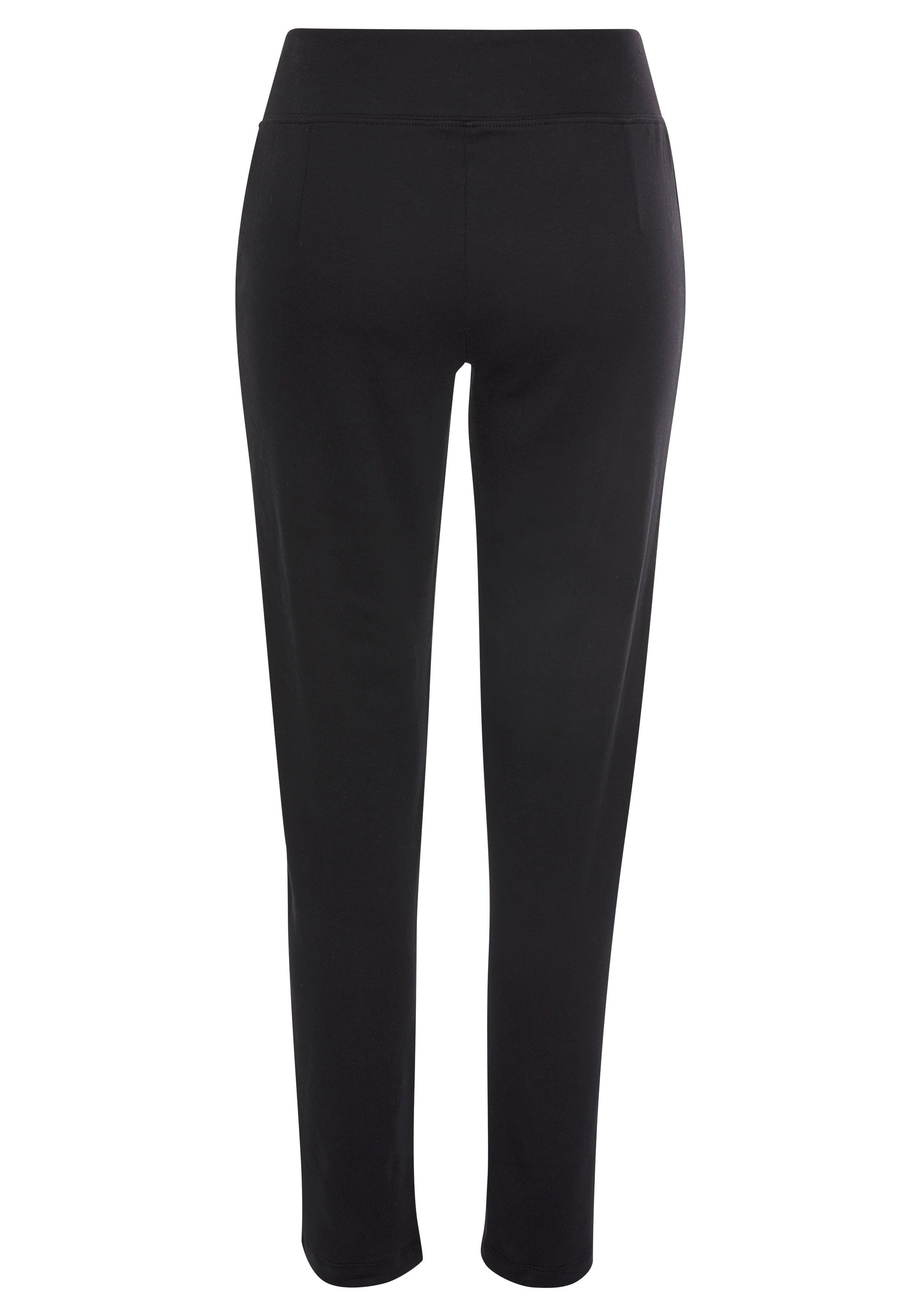 Bench. Loungewear Sweathose mit Druckknöpfen am Bund, Loungeanzug