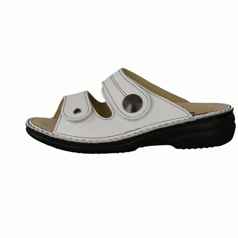 FINN COMFORT Pantoletten weiss Finn-Sansibar weiss