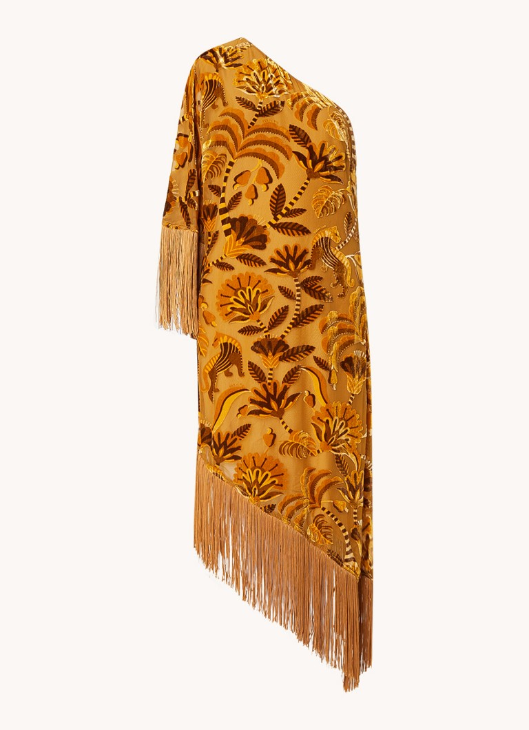 Robe midi asymétrique à franges Farm Rio