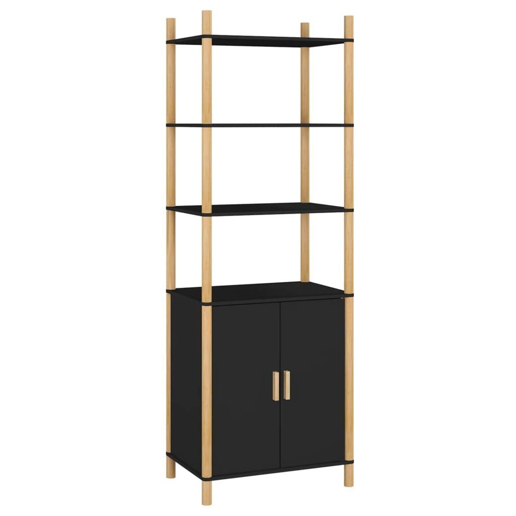 vidaXL Sideboard Highboard Schwarz 60x40x173 cm Holzwerkstoff (1 St)