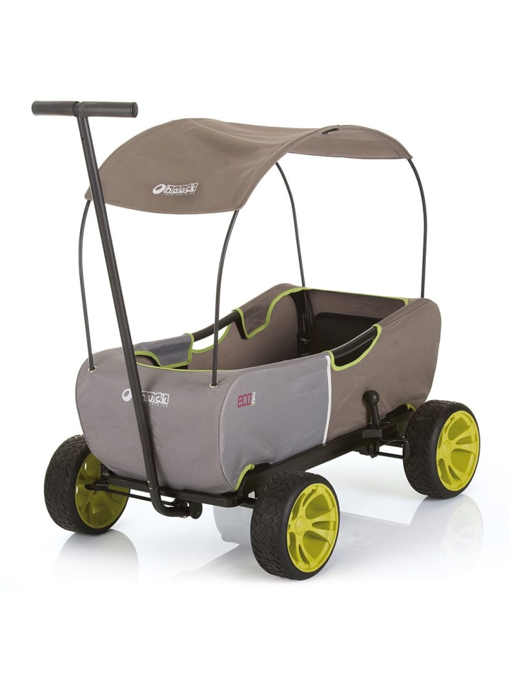 Hauck Toys Bollerwagen Eco Mobil Forest Green - faltbar mit Dach in grau,beige günstig kaufen onesize