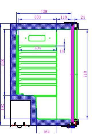Hanseatic Weinkühlschrank HWC45FCBH, für 45 Standardflaschen á 0,75l