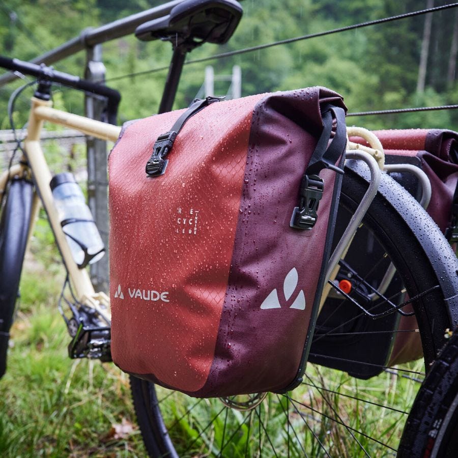 Aqua Back Fahrradtasche, recyceltes Hauptmaterial