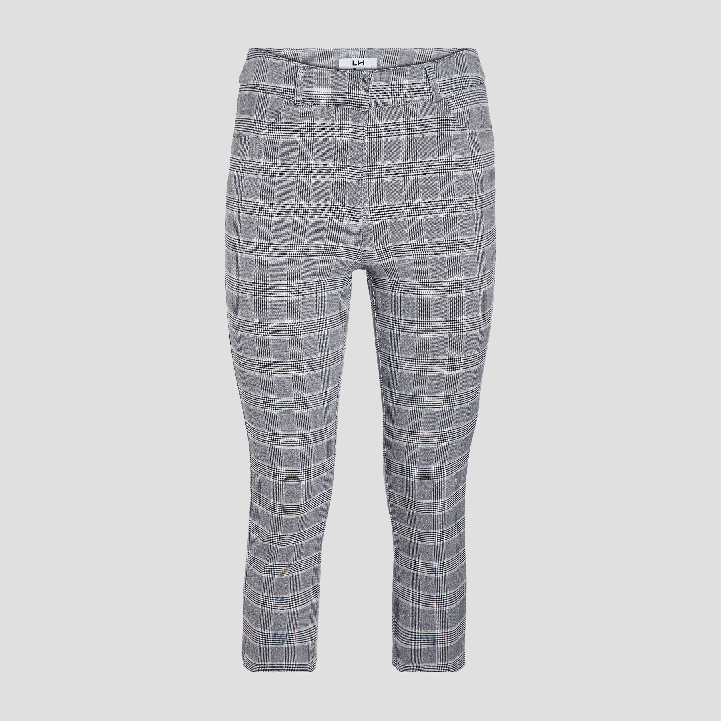 Pantacourt ajusté taille haute blanc femme | La Halle