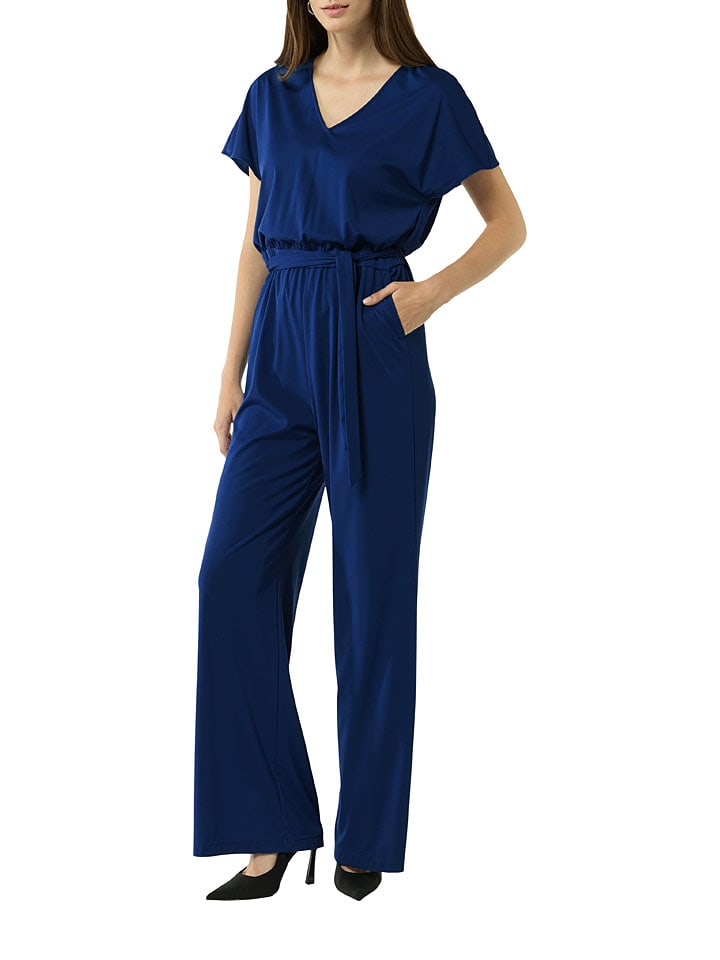 comma Jumpsuit in Dunkelblau günstig kaufen