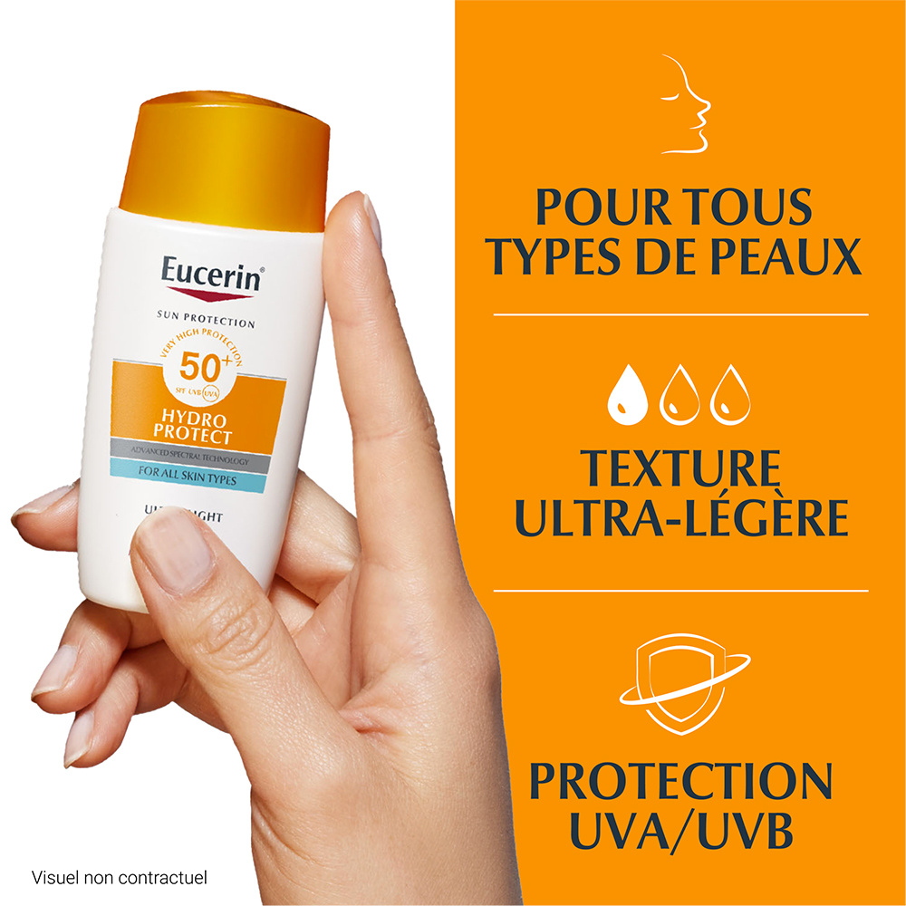 eucerin EUCERIN SUN HYDRO PROTECT FLUIDE ULTRA-LÉGER SPF 50+ 50ml Protection solaire visage