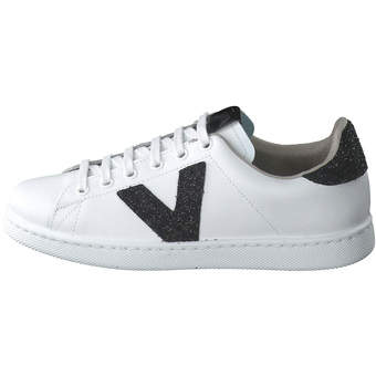 Victoria Tonis Glitter Sneaker in weiß