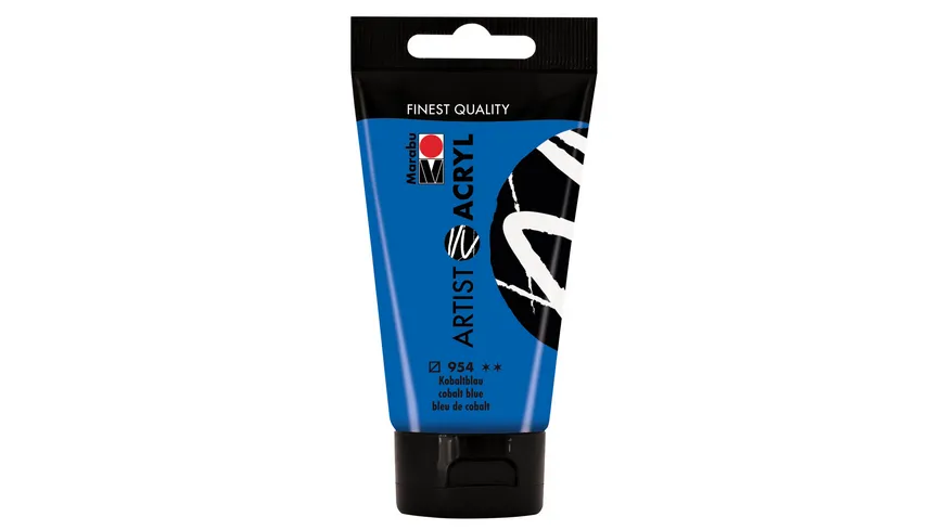 Marabu Artist Acryl, Kobaltblau 954, 75 ml 75 ml