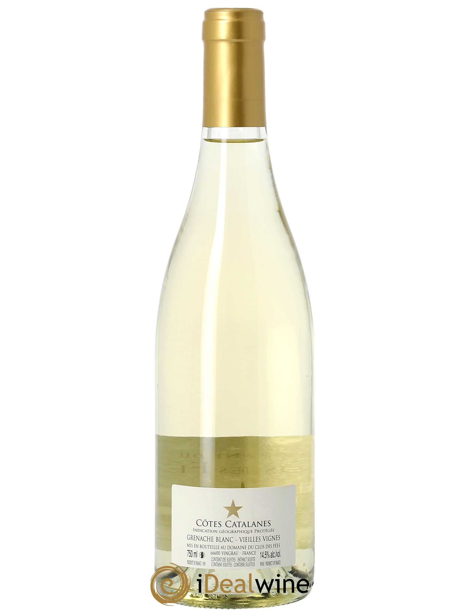 IGP Côtes Catalanes Clos des Fées Vieilles vignes Hervé Bizeul  2020 - Lot de 1 Bouteille