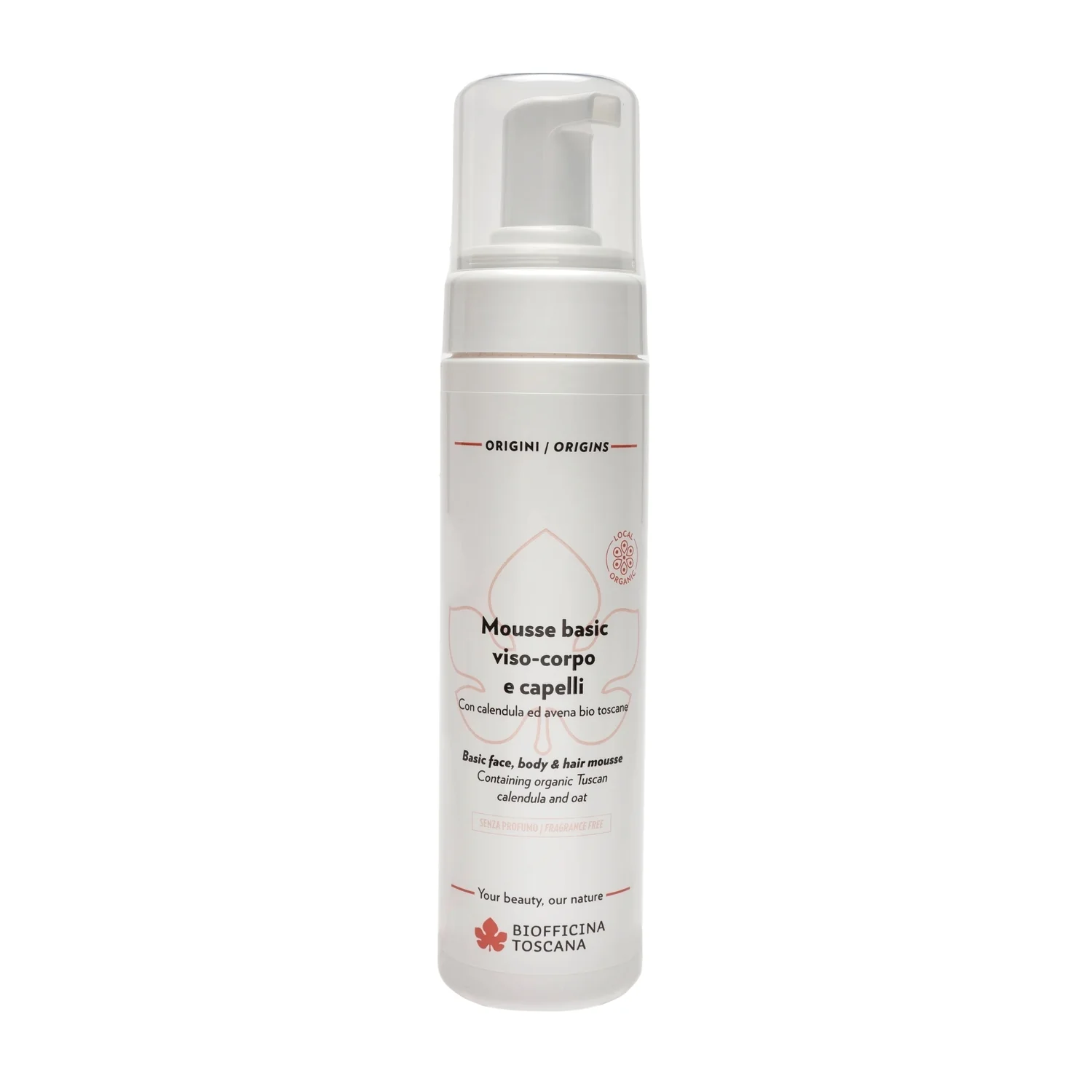 Origini Basic Mousse for ansikt, kropp og hår - bad og dusj, ansiktsrensende mousse