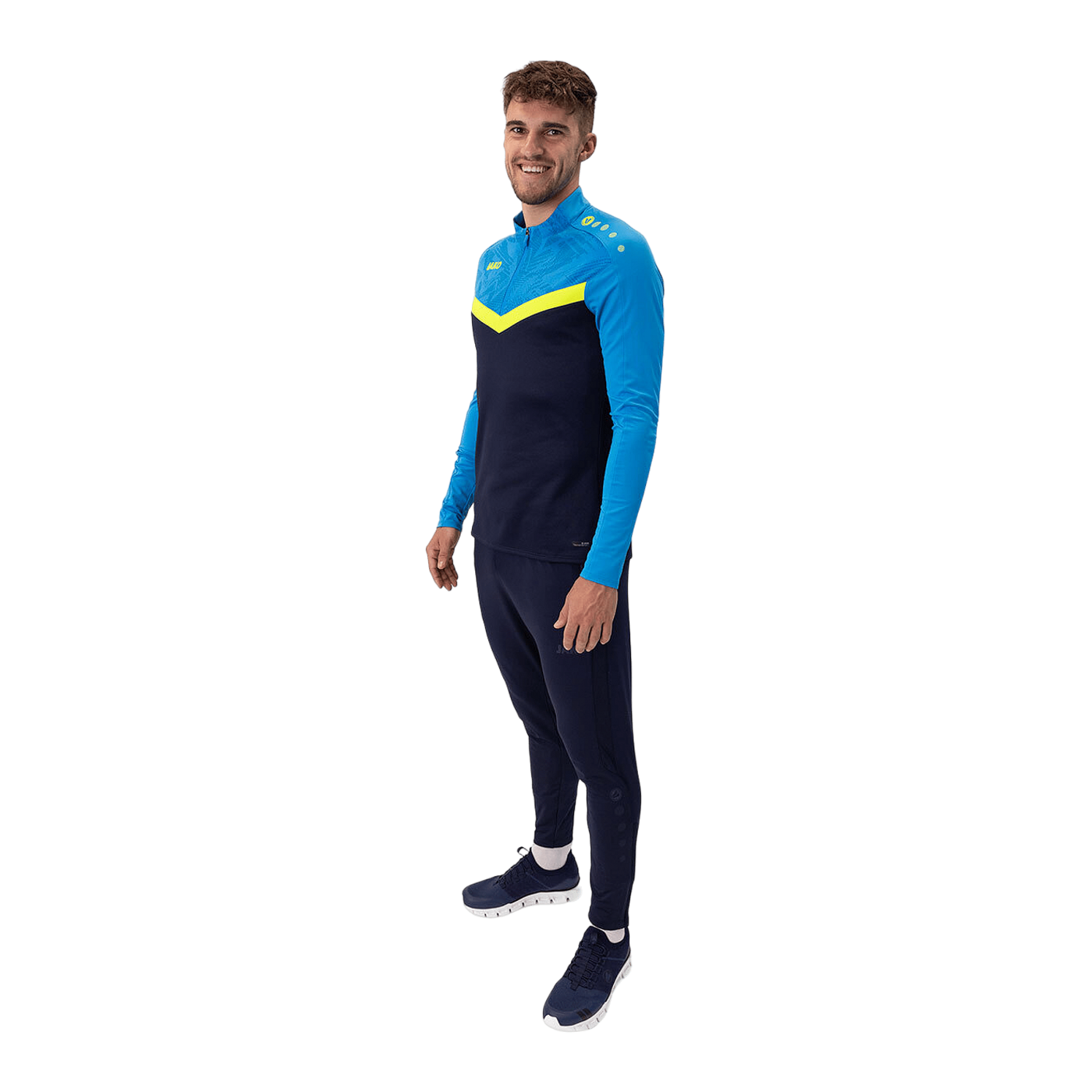 JAKO Iconic HalfZip Sweatshirt Blau F914