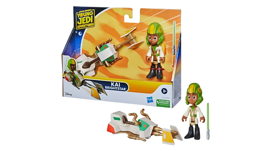 Hasbro - Star Wars Action-Figur & Speeder Bike