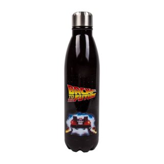 Zurück in die Zukunft Trinkflasche Burning Rubber