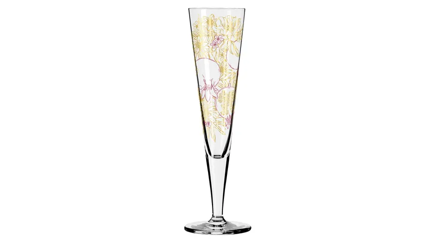 RITZENHOFF Champagnerglas Goldnacht #31 Gold, Rot