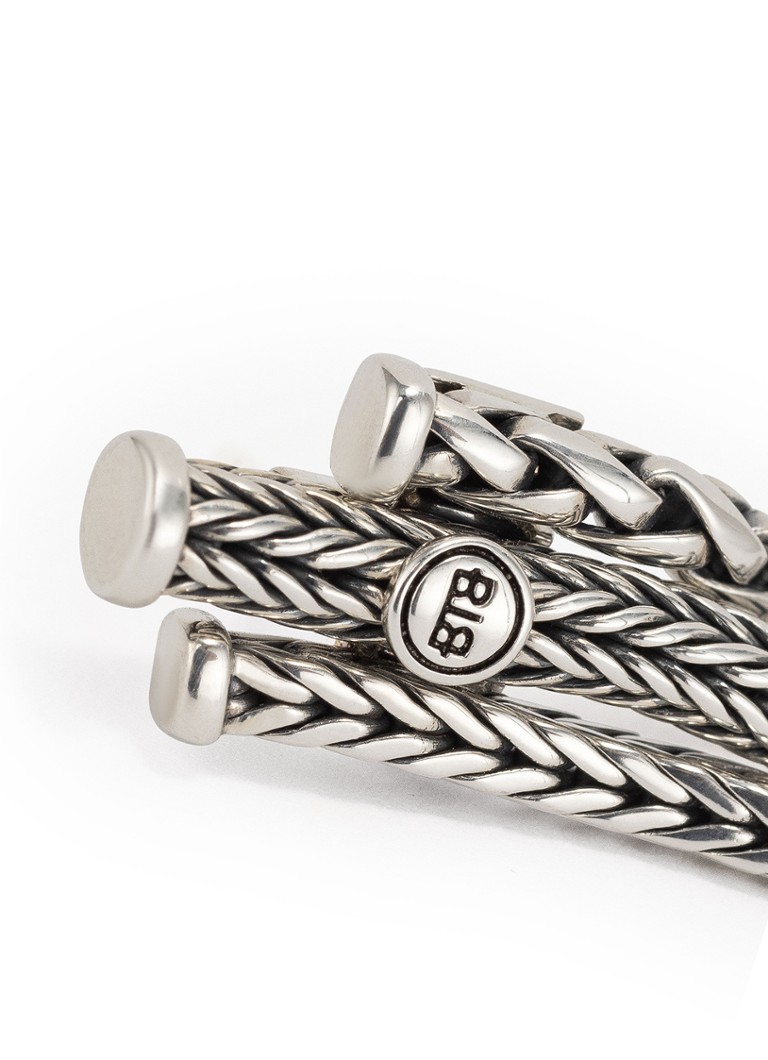 Buddha to Buddha Triple Mini Single Earrings in Silver