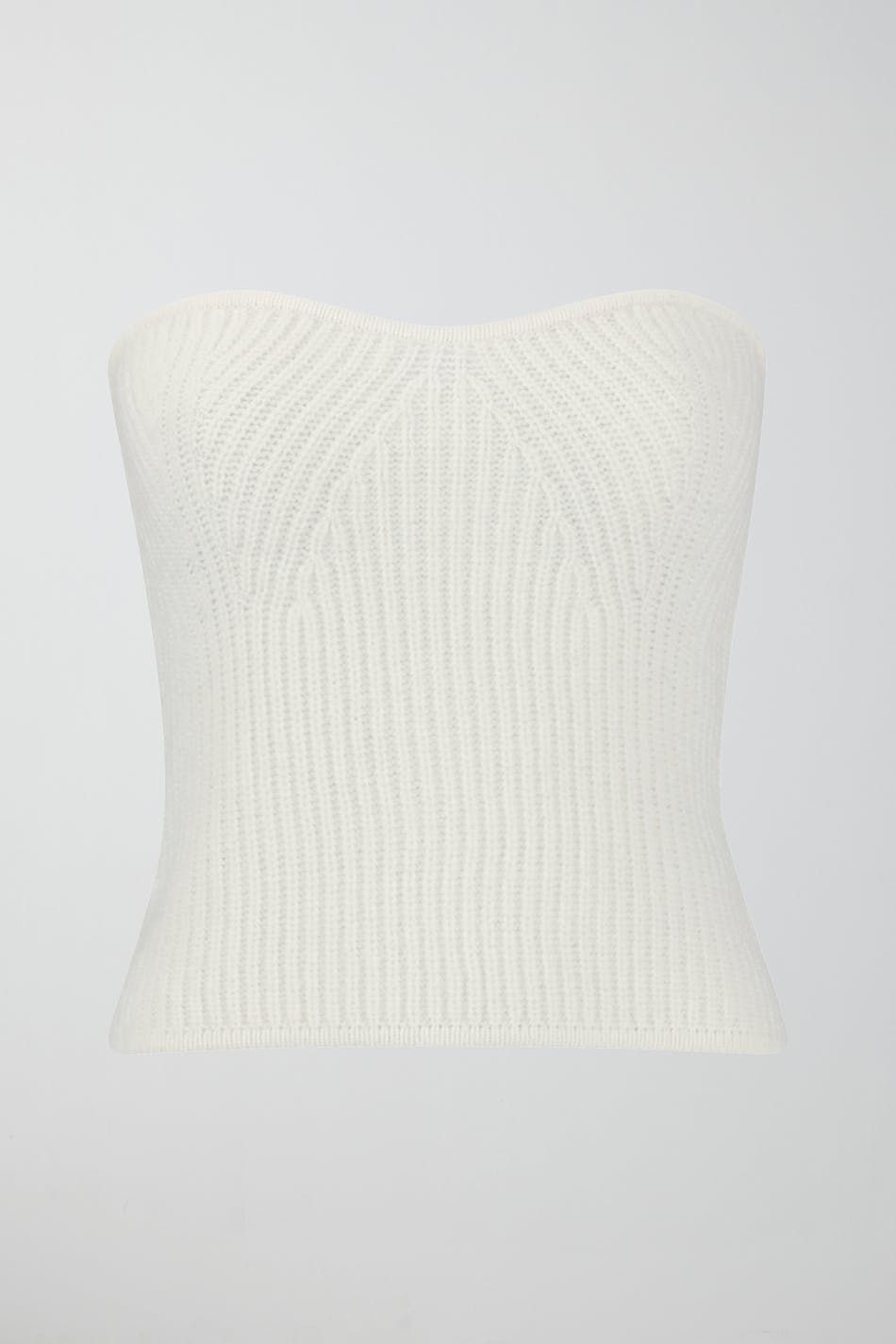 Knitted tube top