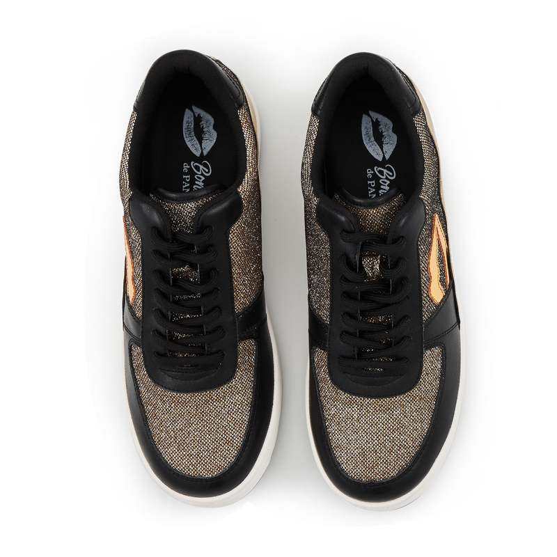 Baskets en cuir Loulou party or
