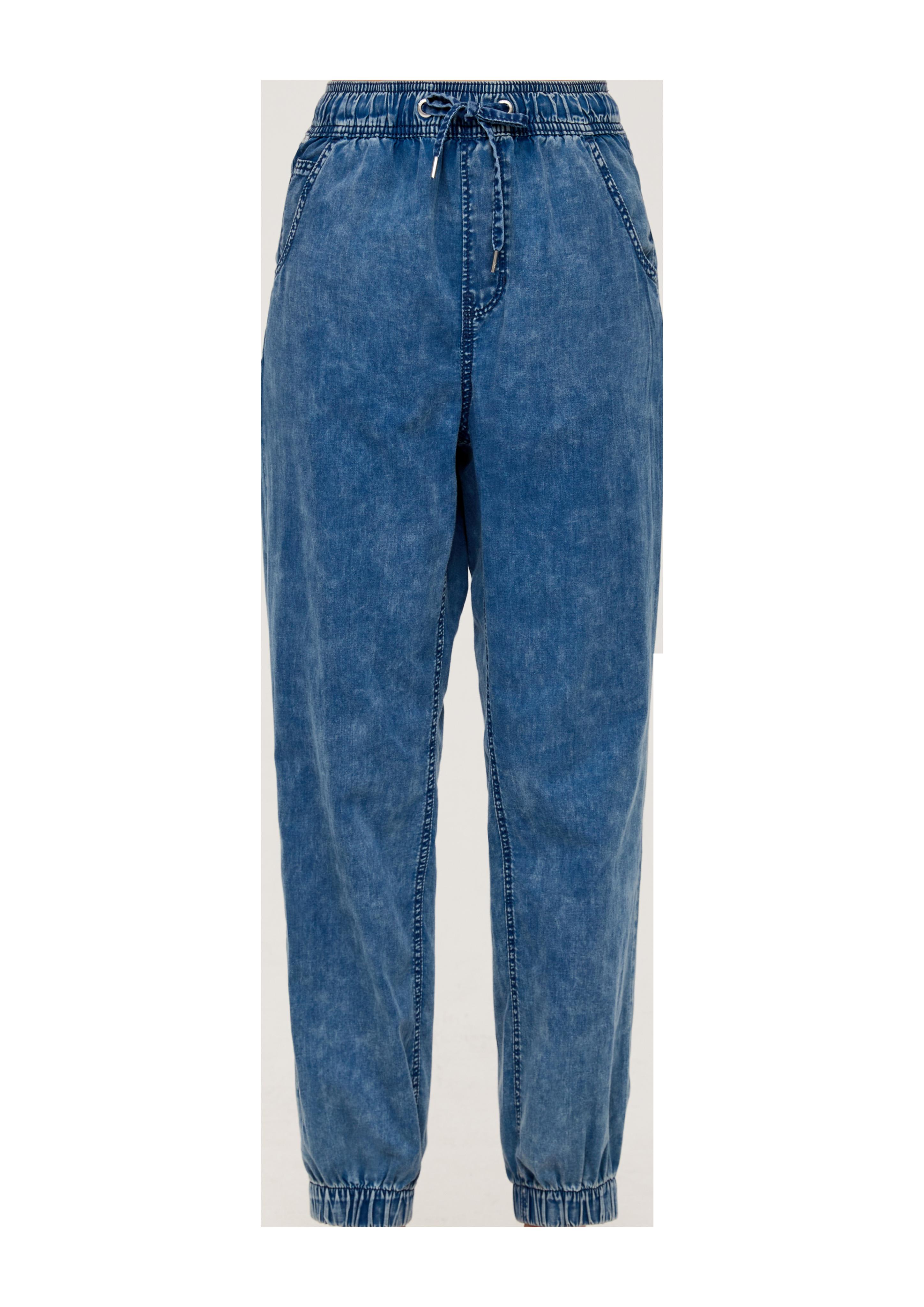 Ankle-Jeans / Relaxed Fit / High Rise / Semi Wide Leg  2131224-55Y2