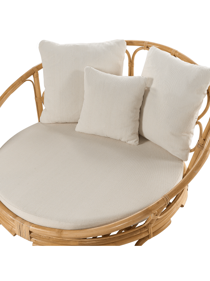 Beliani Sonneninsel ROSSANO in /Beige - (W) 112 x (H) 71 x (L) 110 cm günstig kaufen onesize