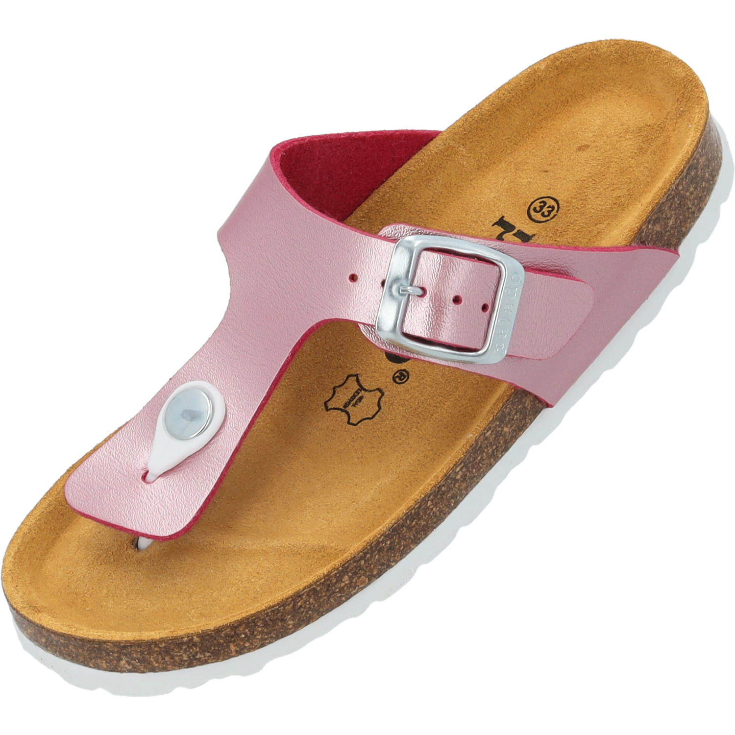 Palado Kids Kos G Metallic, Zehentrenner, Kinder, Pink