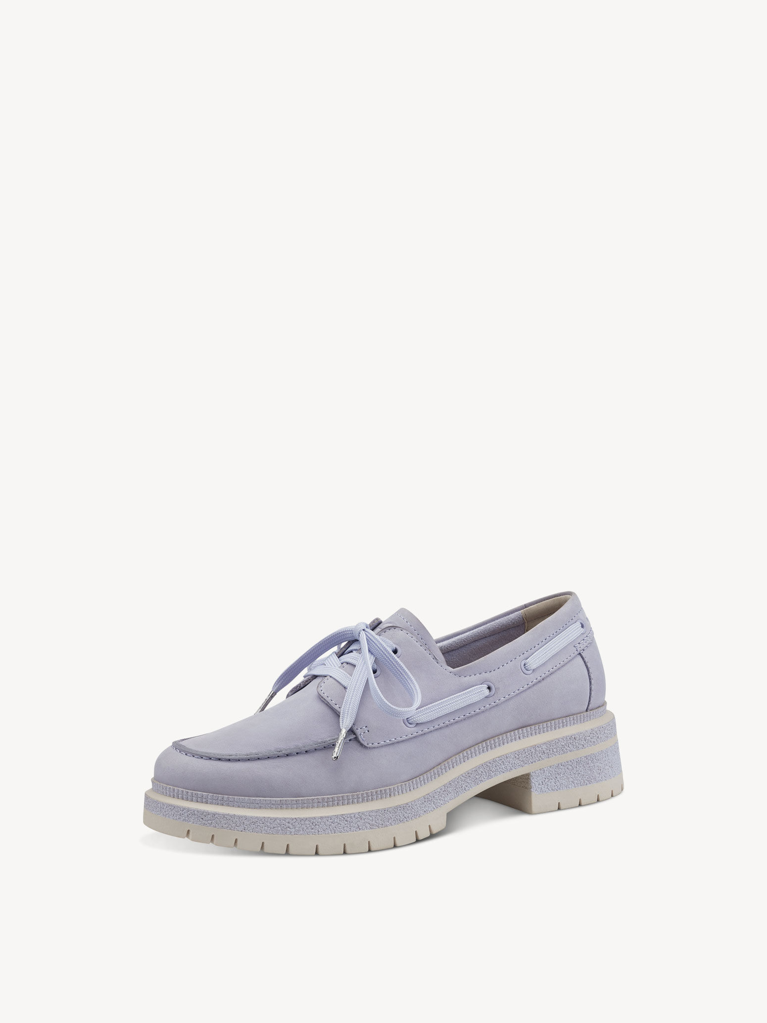Derbie en cuir - mauve