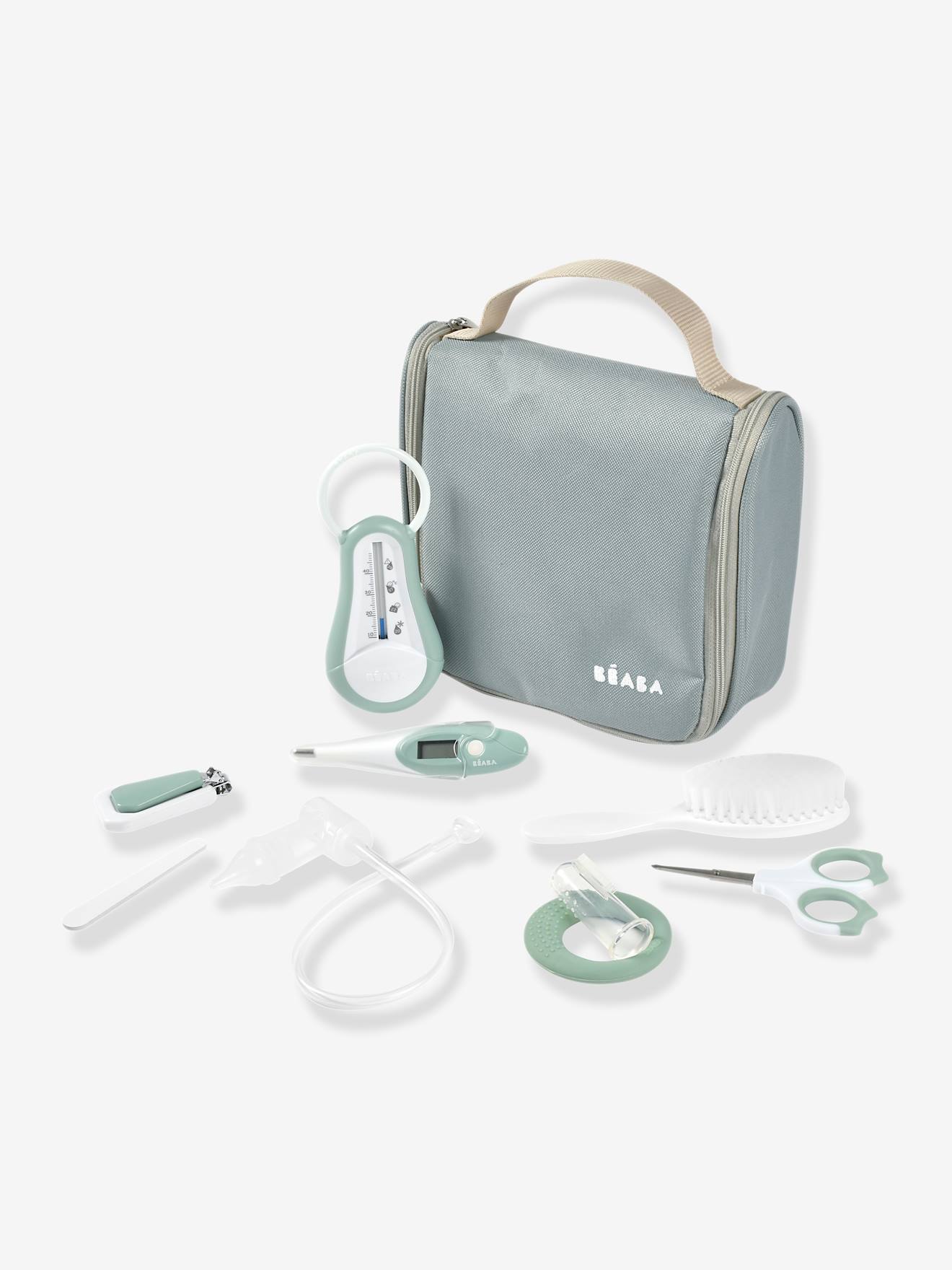 Trousse de toilette nomade 9 accessoires BEABA green blue