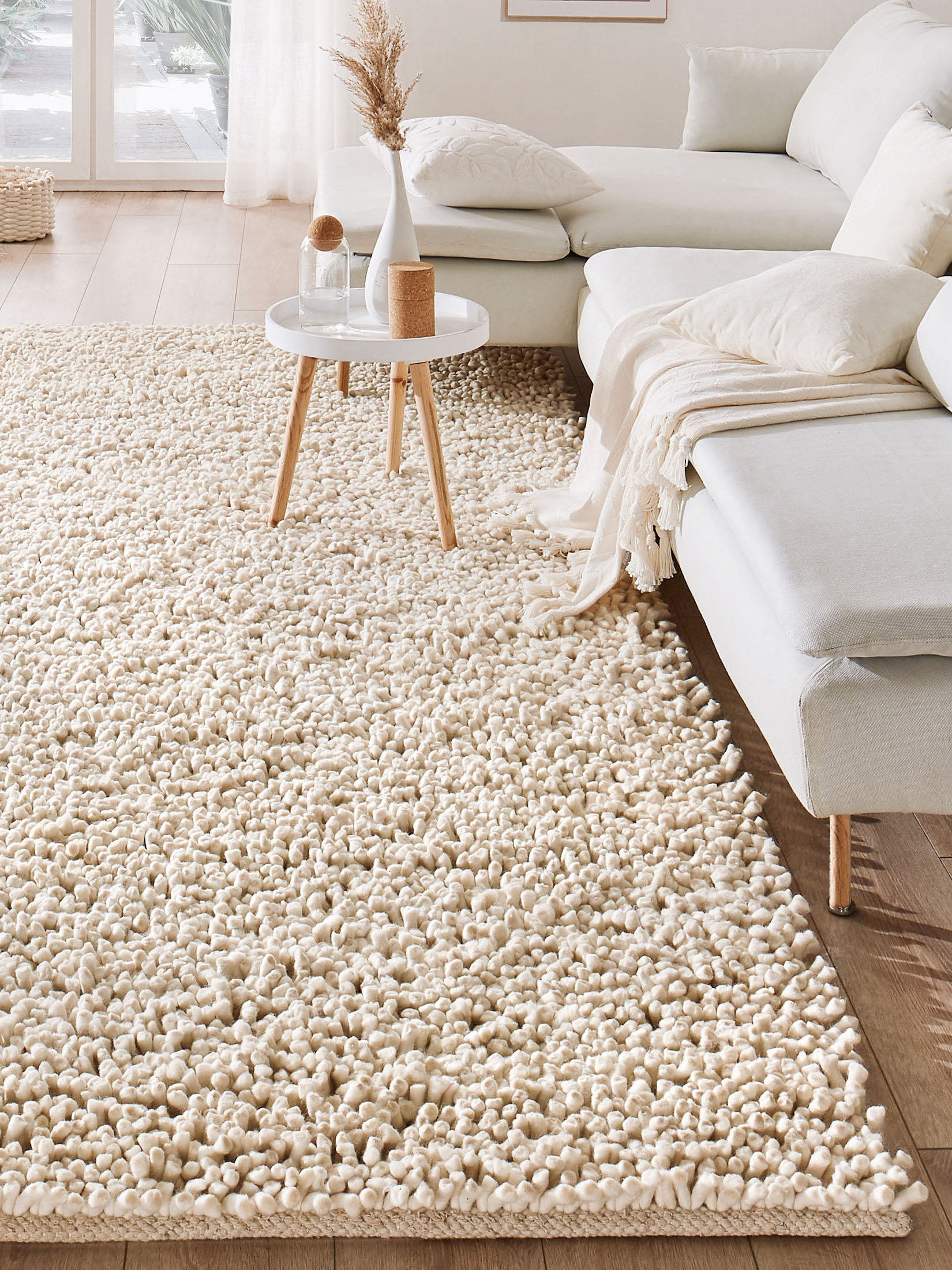 Woolwalker Royal Woll-Teppich, Hellbeige