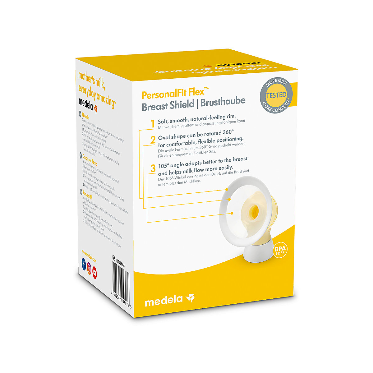 PersonalFit Flex™  Brusthaube (2 St.), Gr. L 27 mm