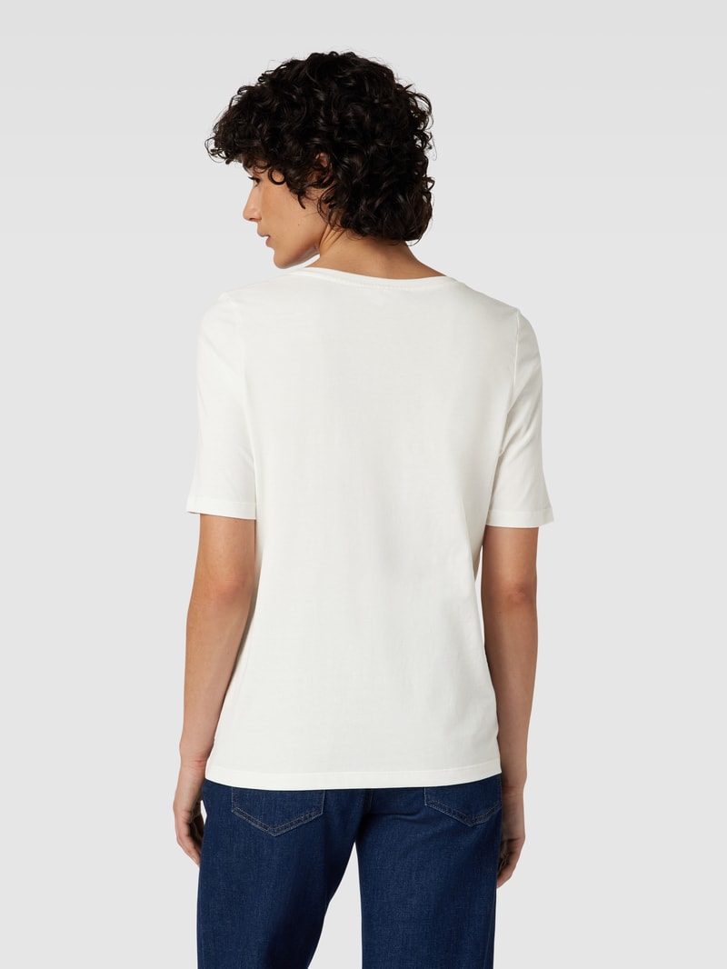 T-Shirt mit Motiv-Print in offwhite