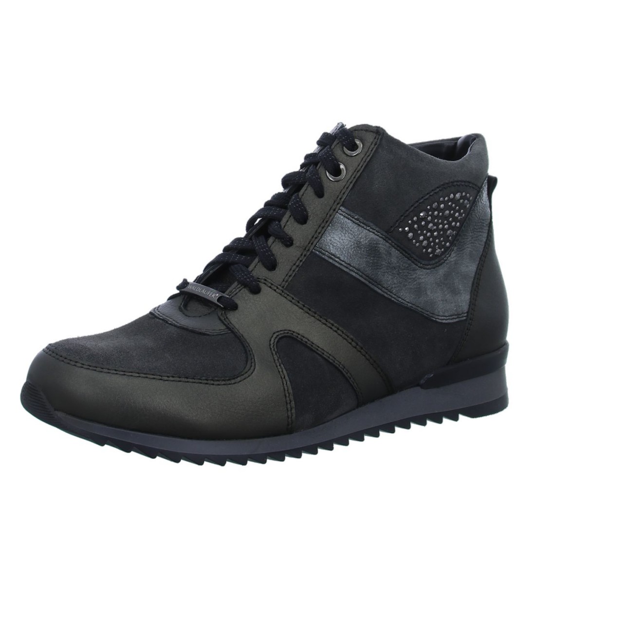 WALDLÄUFER Schnür-Stiefeletten grau