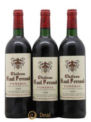 Château Haut Ferrand  1995 - Lot de 3 Bouteilles