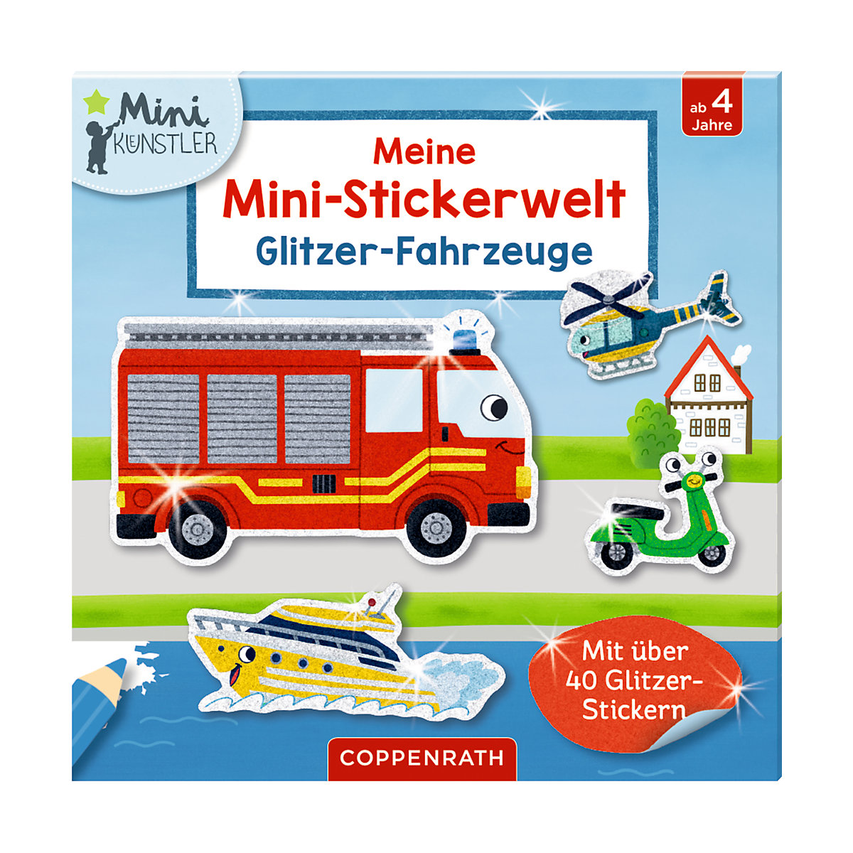 Meine Mini-Stickerwelt - Glitzer-Fahrzeuge